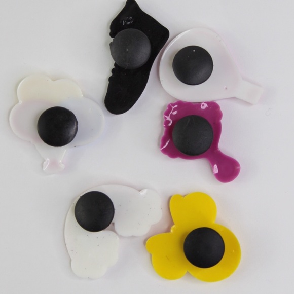 Crocs Charms (6 Piece) Rainbow High Tops Balloons Mouse Hot Air Balloon Mirror - Picture 3 of 4